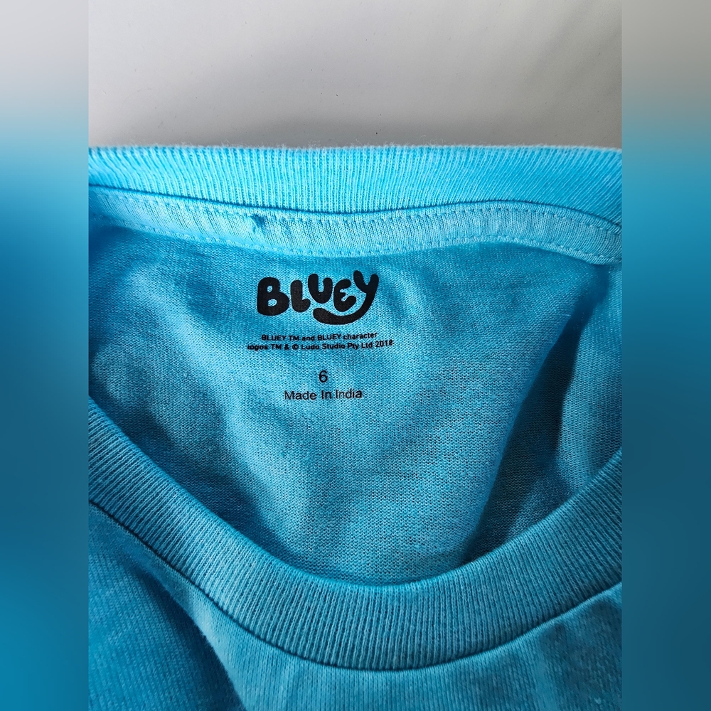 Bluey T-Shirt - Blue - Picture 6 of 7